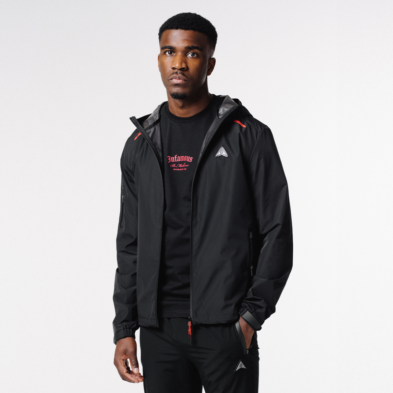 Drive Tech Jacket Black Red B Malone