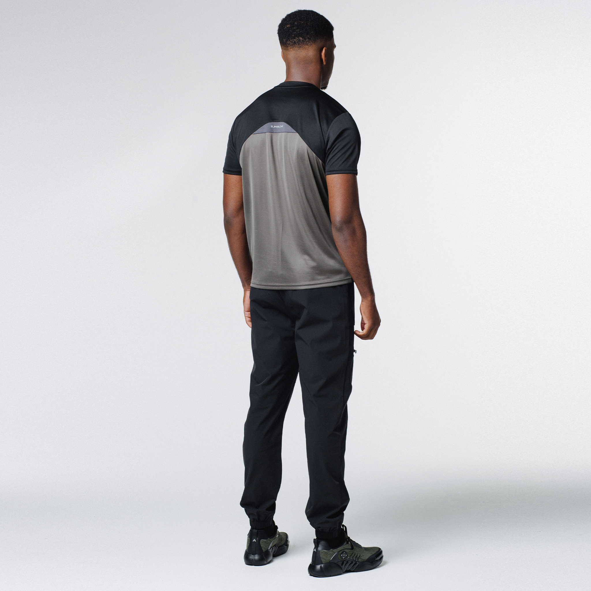Holster Tech T Shirt Black Charcoal Khaki B Malone