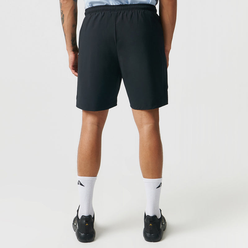 B Malone Men Black Caiman Shorts Back View