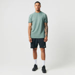 VELOCITY OMBRE SLEEVE PERFORMANCE T-SHIRT