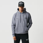 Infamous Stacked Logo Hoodie | Charcoal