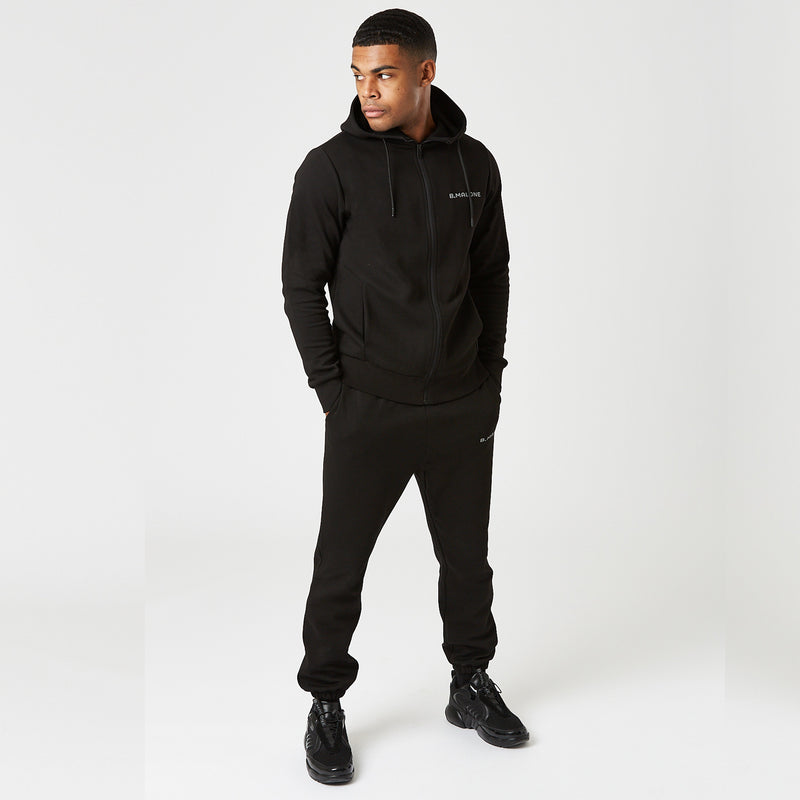 Full Zip Tech Hoodie | Black