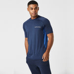 Panel Tee | Navy/Blue