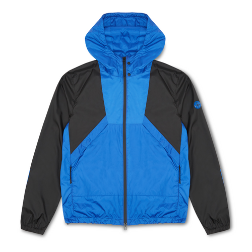 Colour Block Compass Trek Jacket | Black/Blue